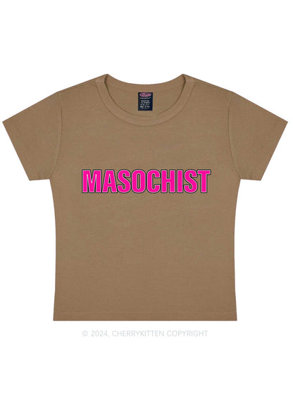 Masochist Y2K Baby Tee Cherrykitten