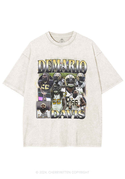 Yellow Demario Y2K Super Bowl Washed Tee Cherrykitten