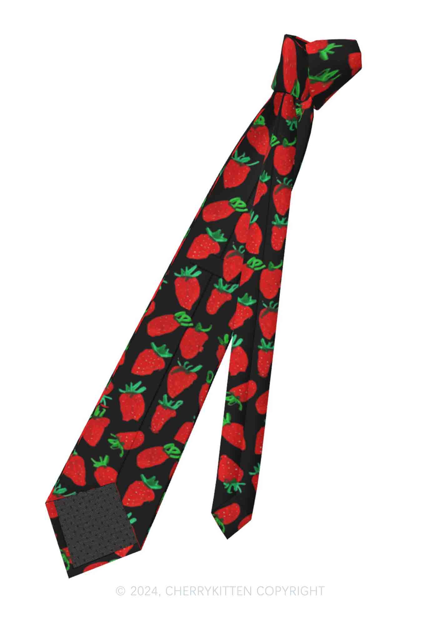 Strawberry Y2K Necktie Cherrykitten