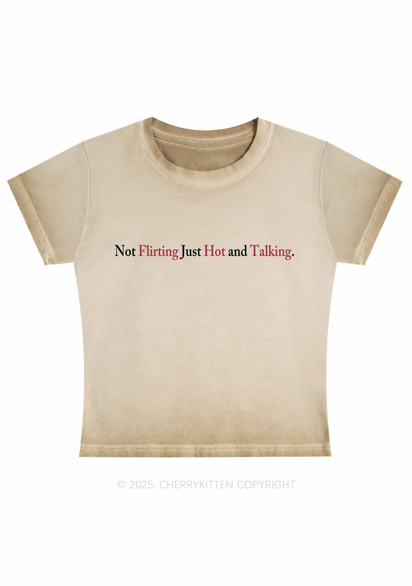 Just Hot And Talking Y2K Vintage Classic Tee Cherrykitten