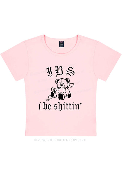 I Be Shitting Y2K Baby Tee Cherrykitten