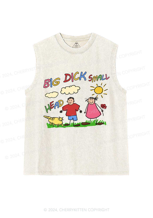 Small Head Kids Y2K Washed Tank Cherrykitten