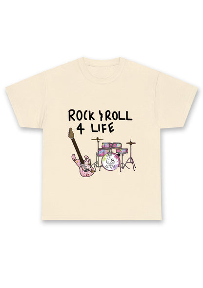 Rock Roll 4 Life Chunky Shirt