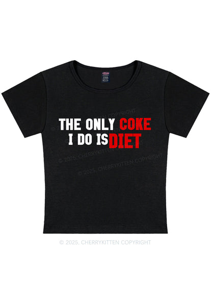 Coke Diet Y2K Baby Tee Cherrykitten