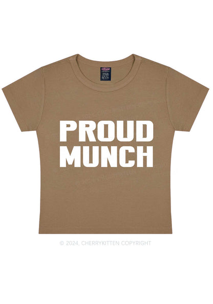 Proud Munch Y2K Baby Tee Cherrykitten