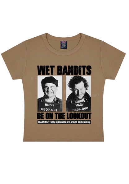 Christmas Wet Bandits Y2K Baby Tee Cherrykitten