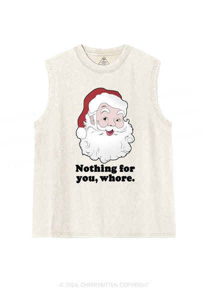 Christmas Nothing For You Y2K Washed Tank Cherrykitten