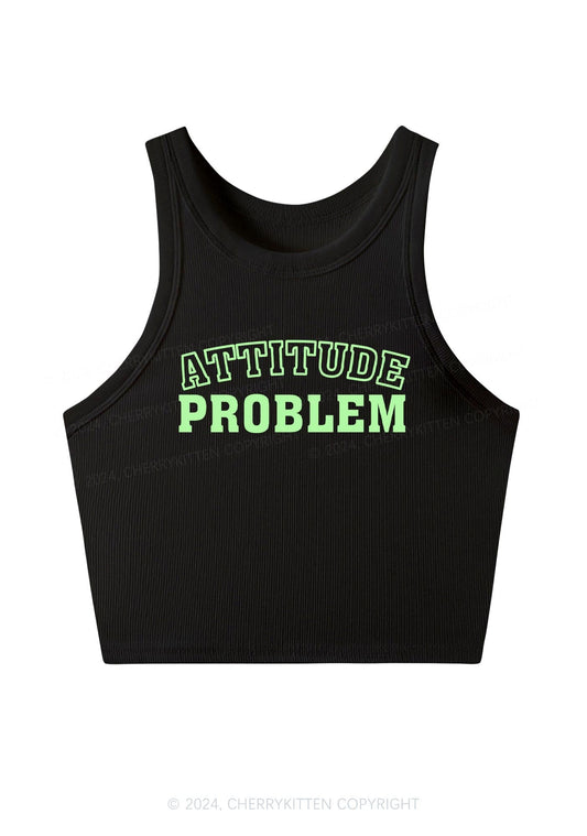 Attitude Problem Y2K Crop Tank Top Cherrykitten