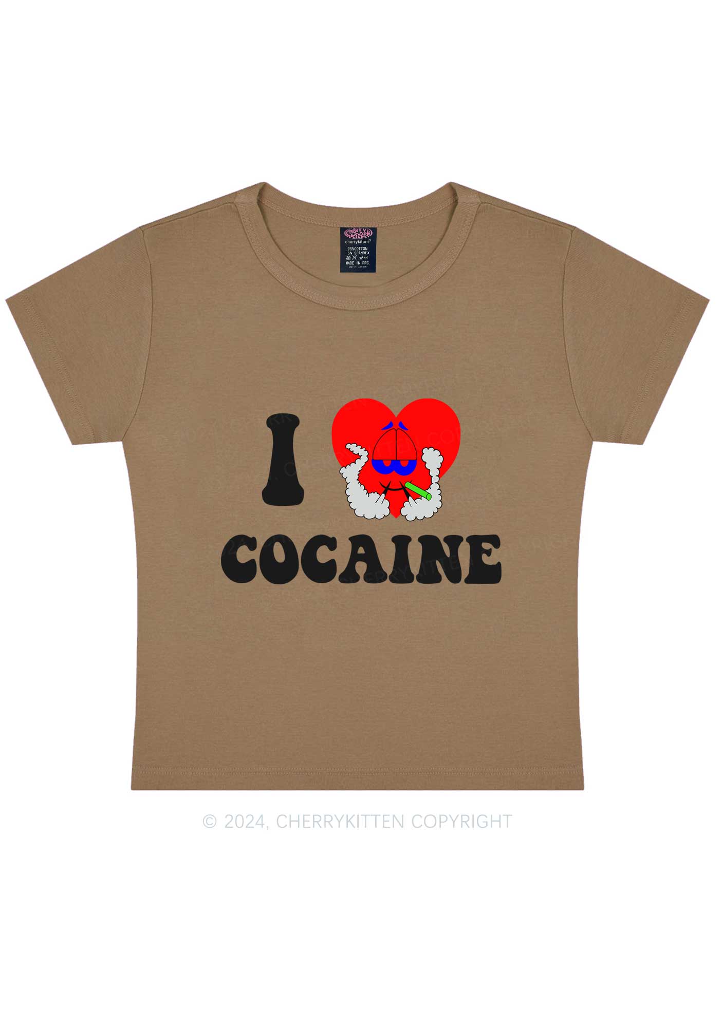 I Love Cola Y2K Baby Tee Cherrykitten