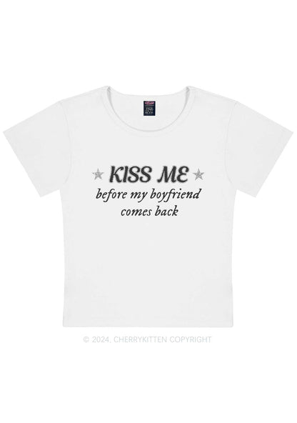 Kiss Me Y2K Baby Tee Cherrykitten