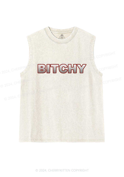 Bxxchy Y2K Washed Tank Cherrykitten