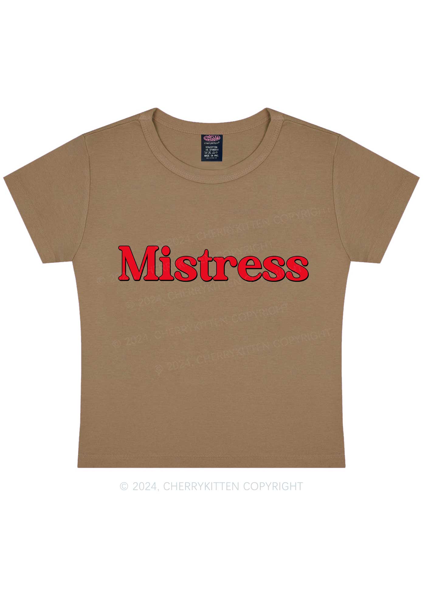 Mistress Y2K Baby Tee Cherrykitten