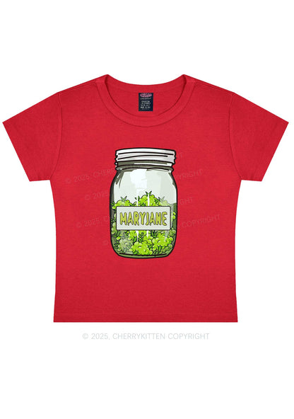 Mary Jane Wxxd Jar Y2K Baby Tee Cherrykitten