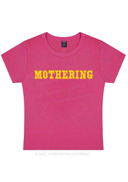 Mothering Y2K Baby Tee Cherrykitten