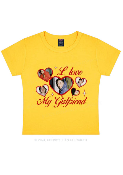 Custom Boyfriend Photos Y2K Valentine's Day Baby Tee Cherrykitten