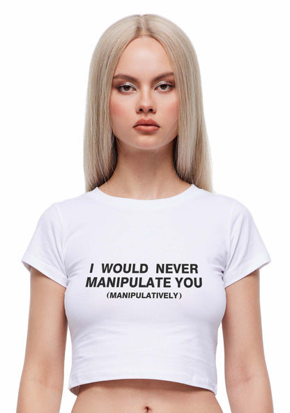 Manipulate You Y2K Baby Tee Cherrykitten