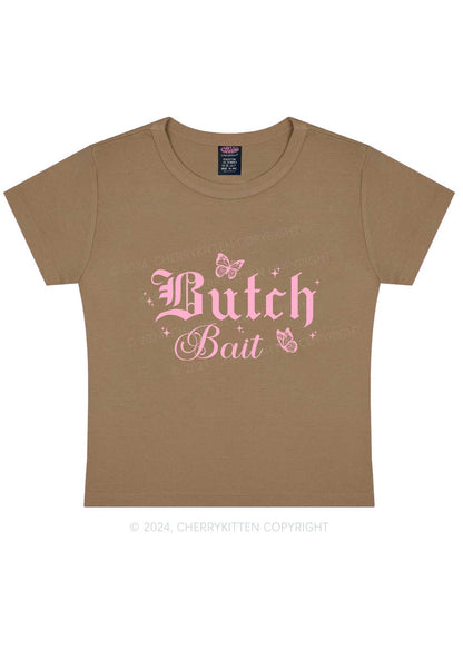 Butch Bait Y2K Baby Tee Cherrykitten