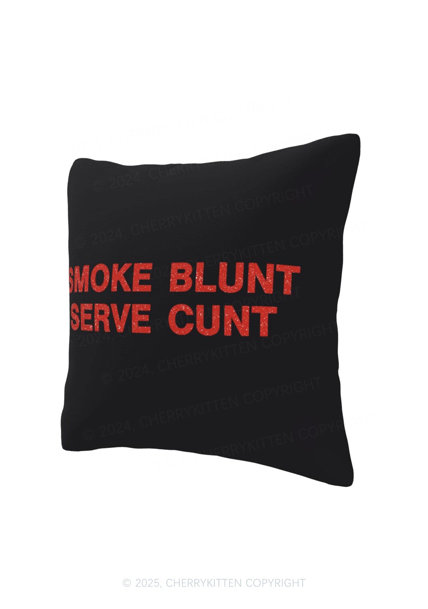 Smoke Blunt Y2K Throw Pillow Cover Cherrykitten