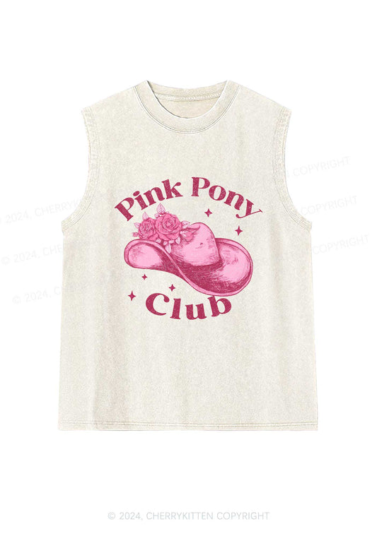 Pink Pony Club Y2K Washed Tank Cherrykitten