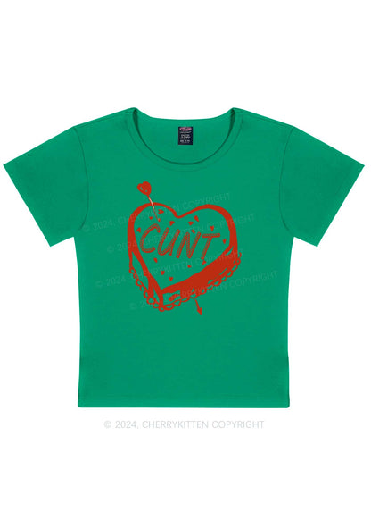 Cxxt Cake Y2K Valentine's Day Baby Tee Cherrykitten