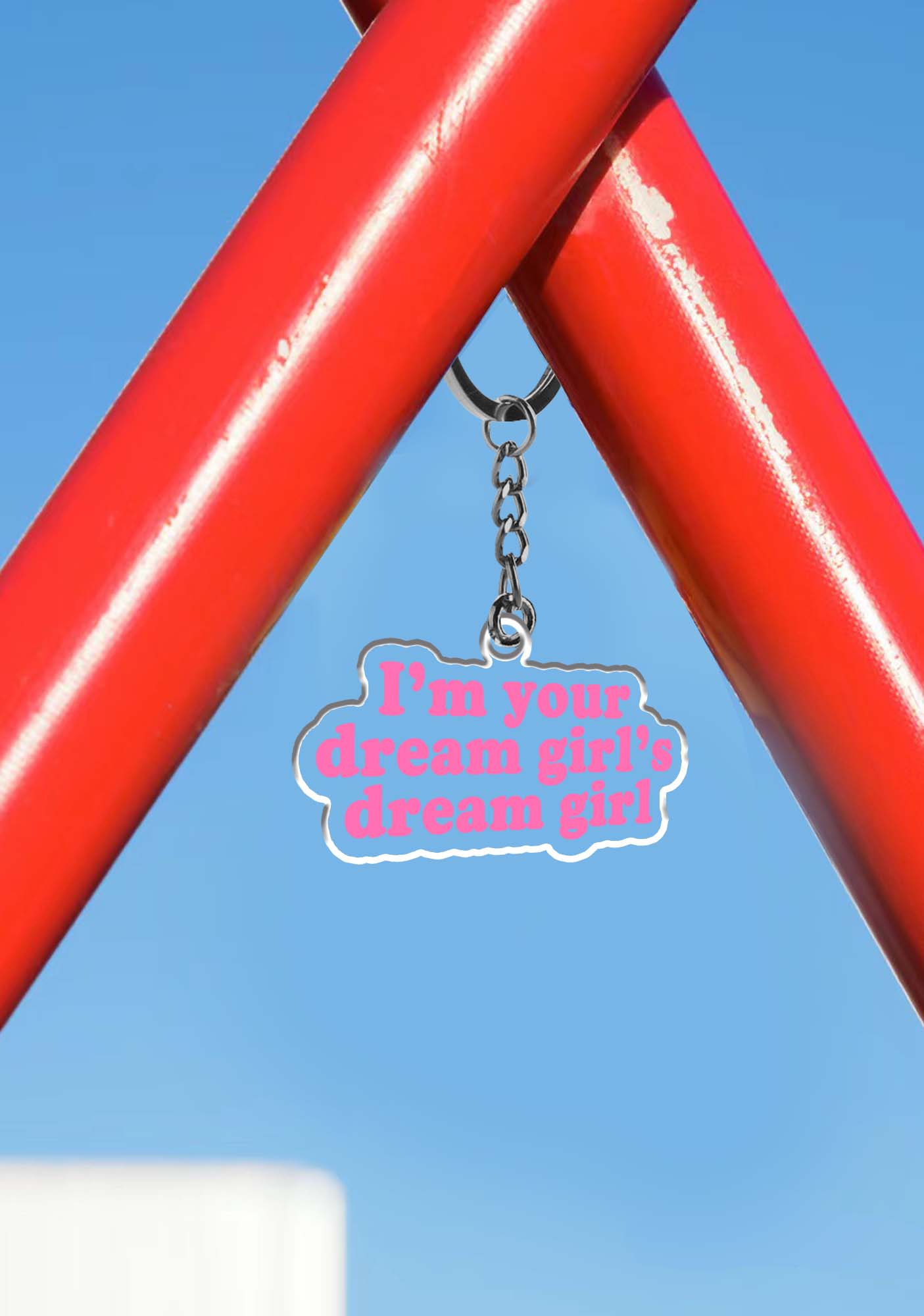 Dream Girl 1Pc Y2K Keychain Cherrykitten