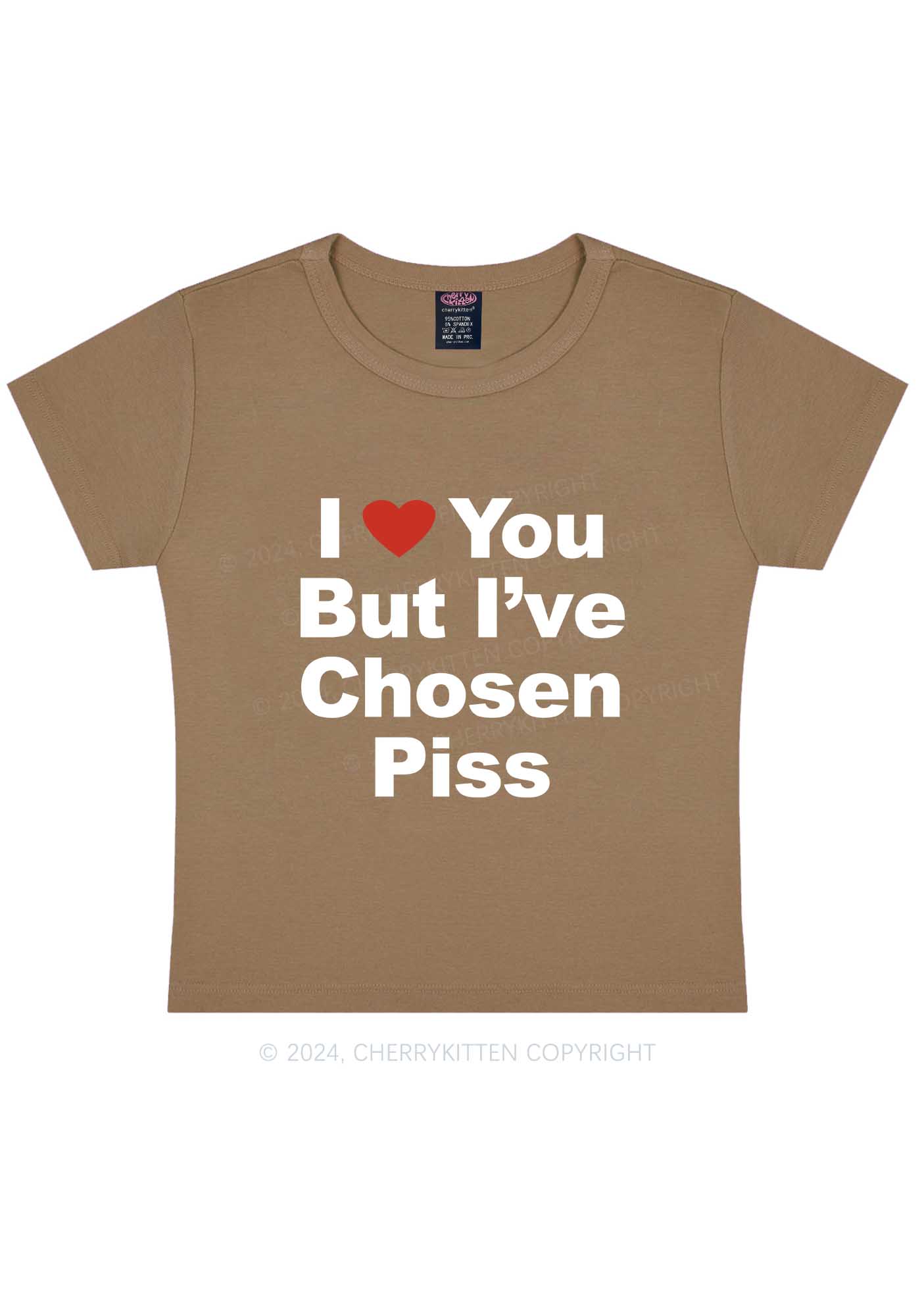 I've Chosen Piss Y2K Baby Tee Cherrykitten