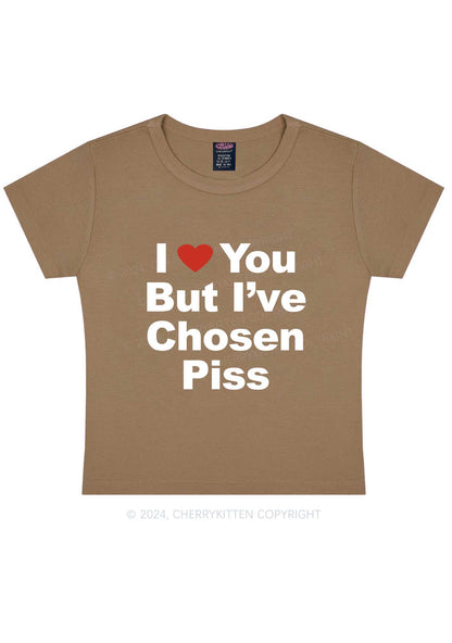 I've Chosen Piss Y2K Baby Tee Cherrykitten