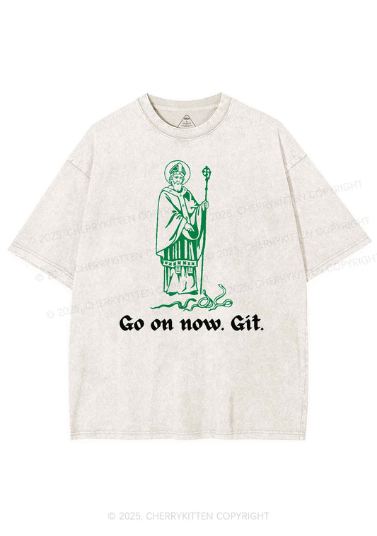 Go On Now Git St St Patricks Y2K Washed Tee Cherrykitten