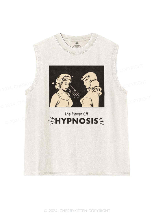 Hypnosis Power Y2K Washed Tank Cherrykitten