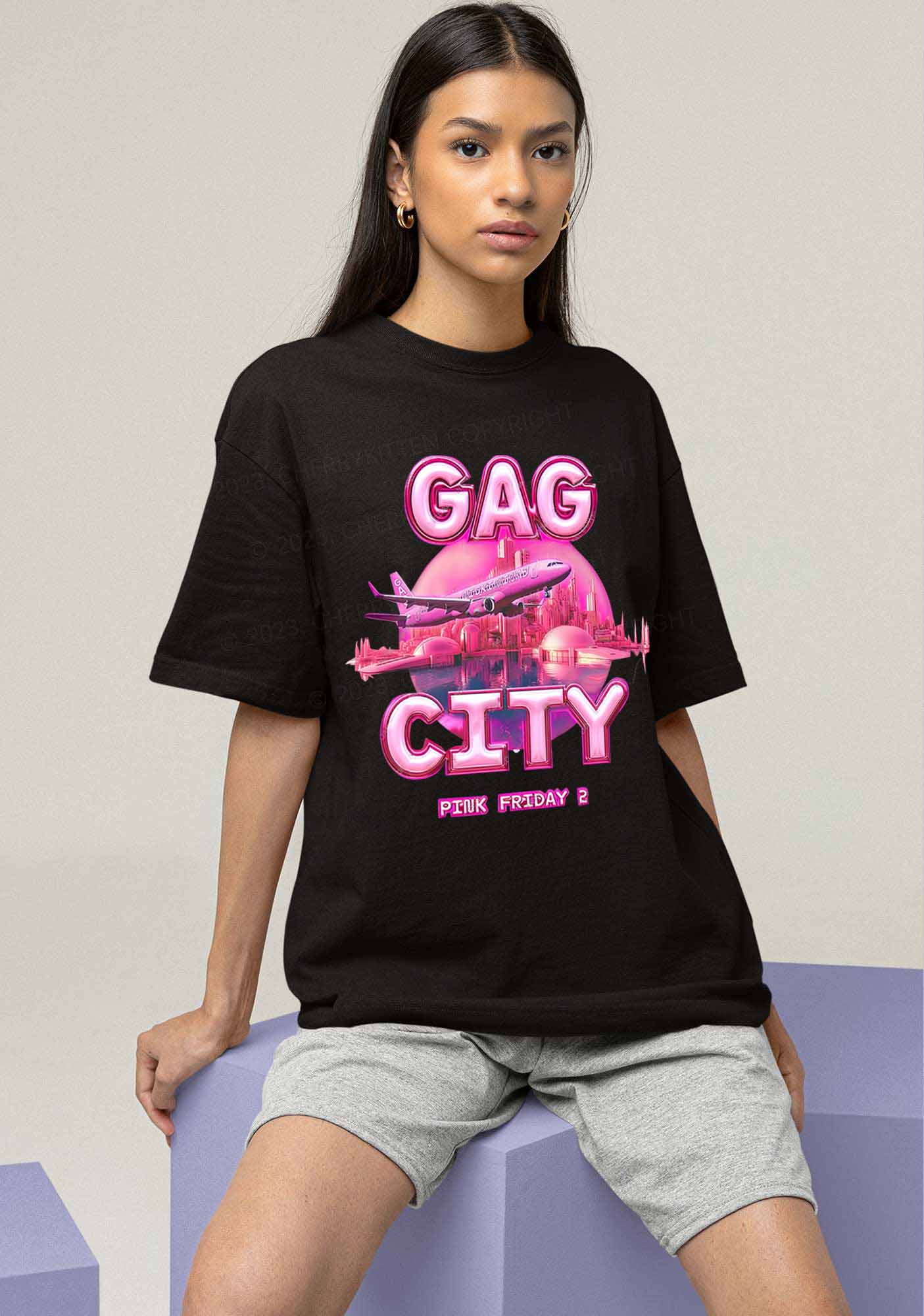 Gag City Y2K Chunky Shirt Cherrykitten