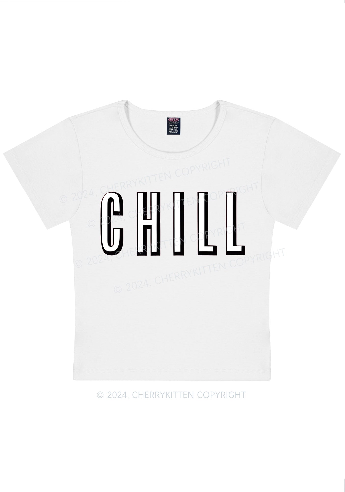 Big Chill Y2K Valentine's Day Baby Tee Cherrykitten