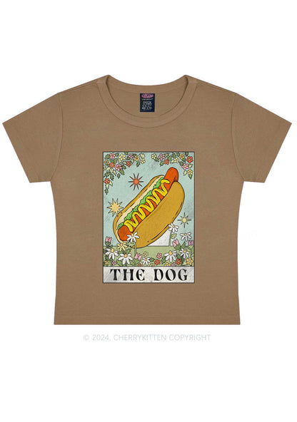 The Hot Dog Y2K Baby Tee Cherrykitten