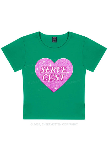 Serve Cxxt Y2K Valentine's Day Baby Tee Cherrykitten