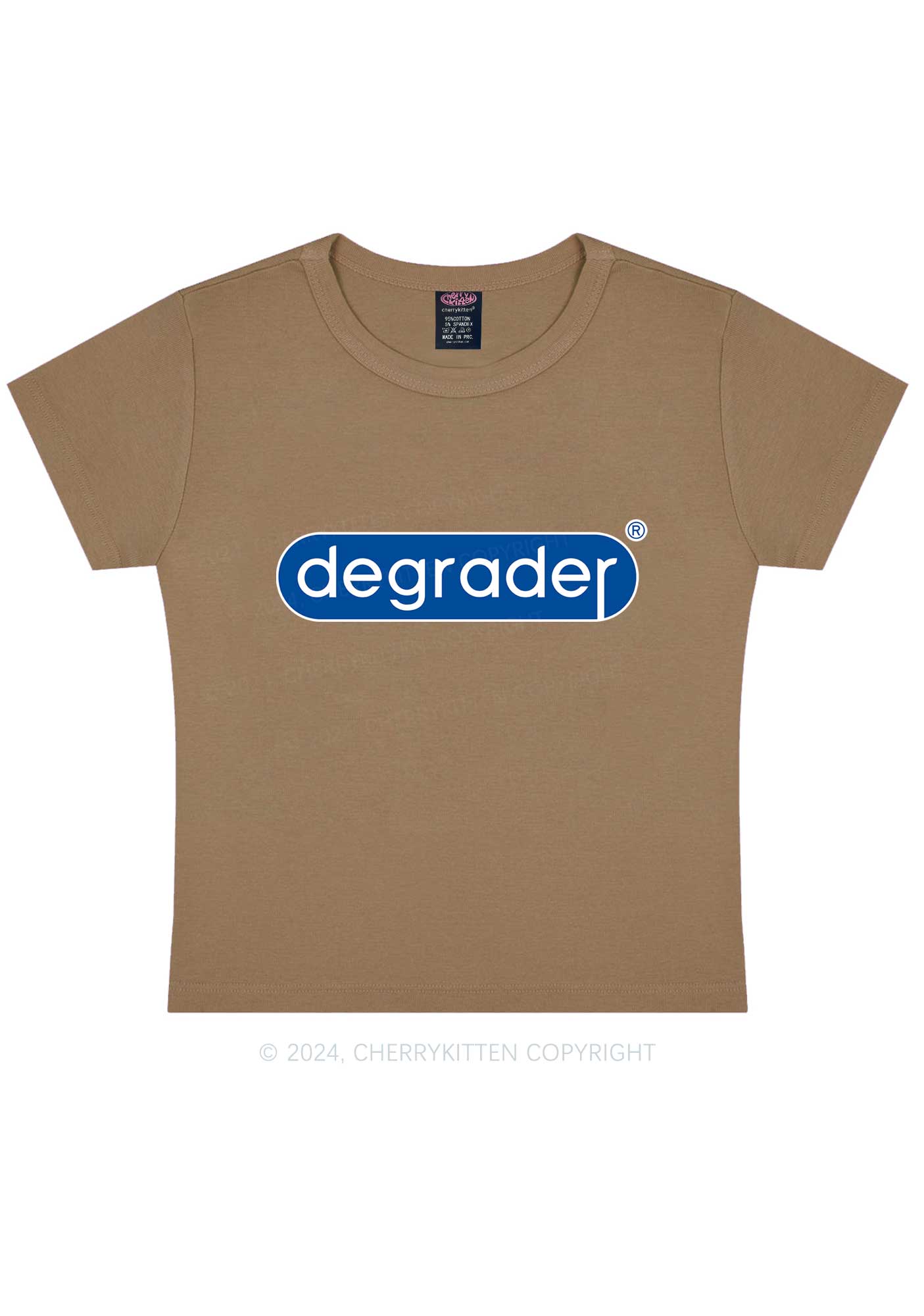 Degrader Y2K Baby Tee Cherrykitten