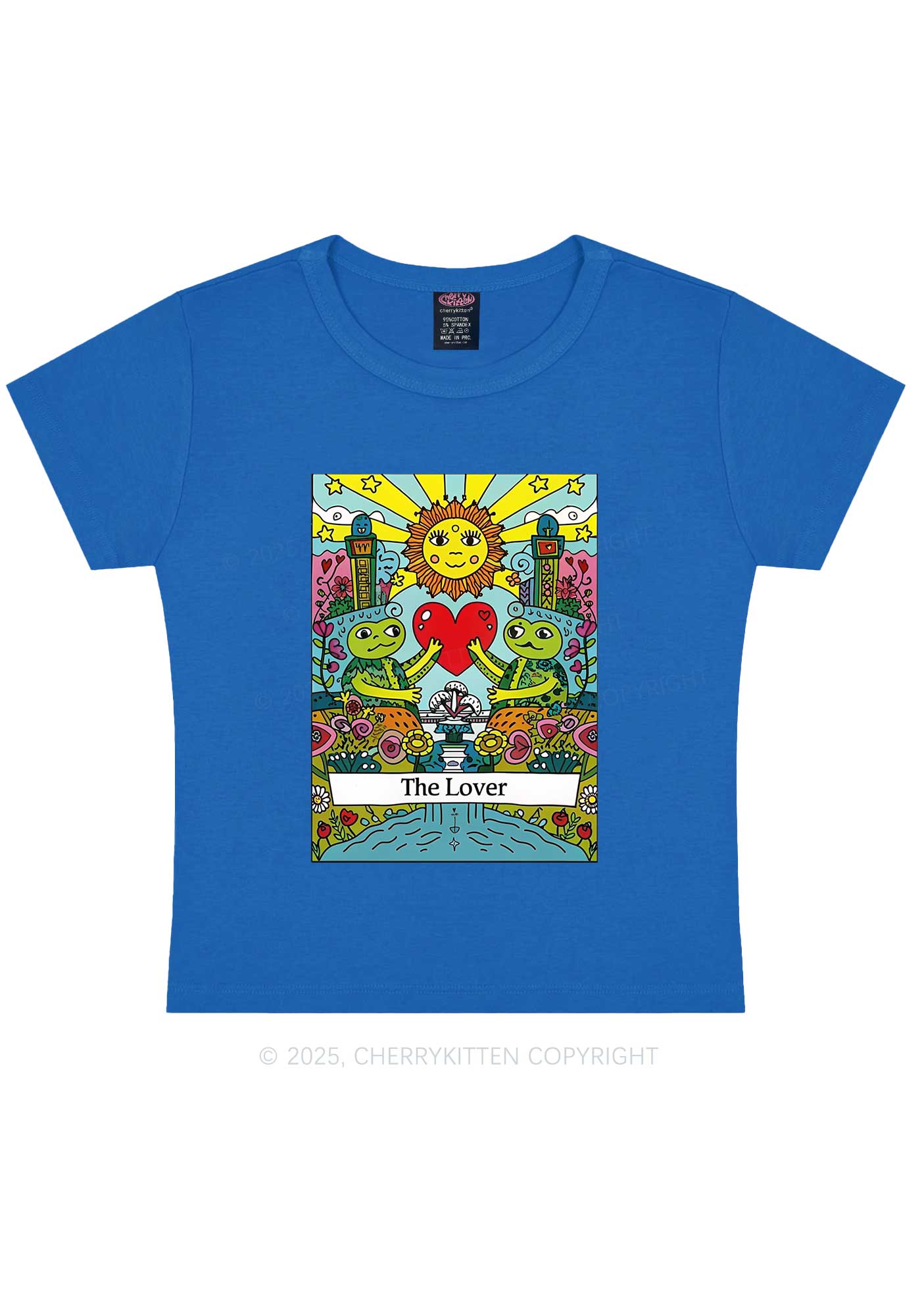 The Lover Frog Y2K Baby Tee Cherrykitten