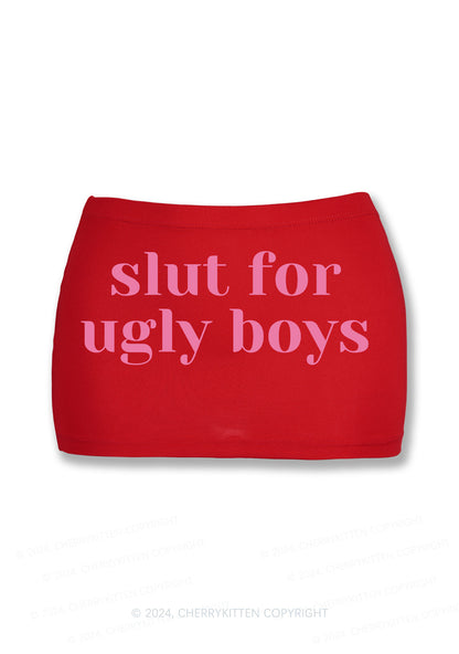 Ugly Boys Y2K Mini Hip Skirt Cherrykitten