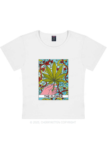 The Flower Y2K Baby Tee Cherrykitten