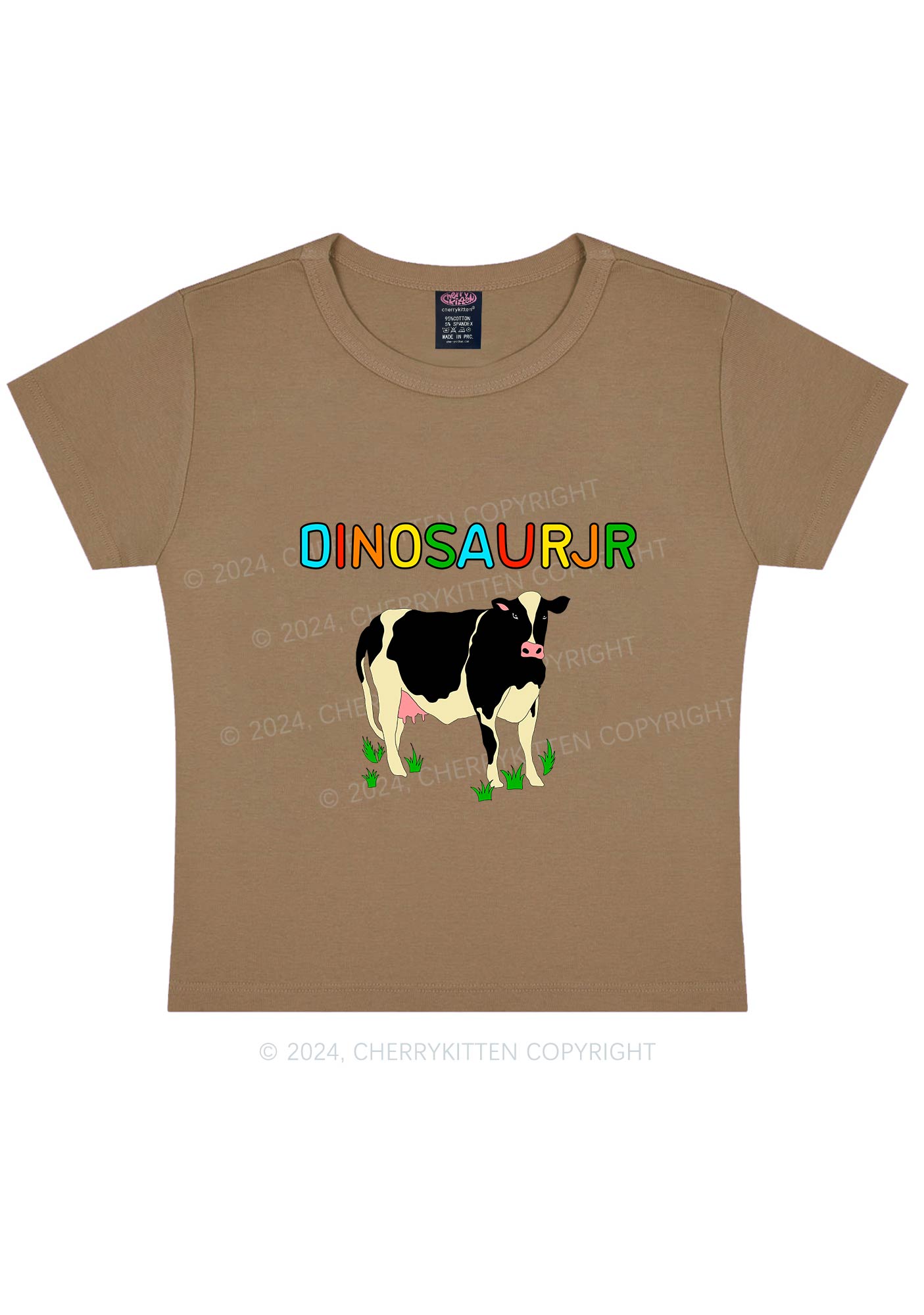 Dinosaur JR Y2K Baby Tee Cherrykitten