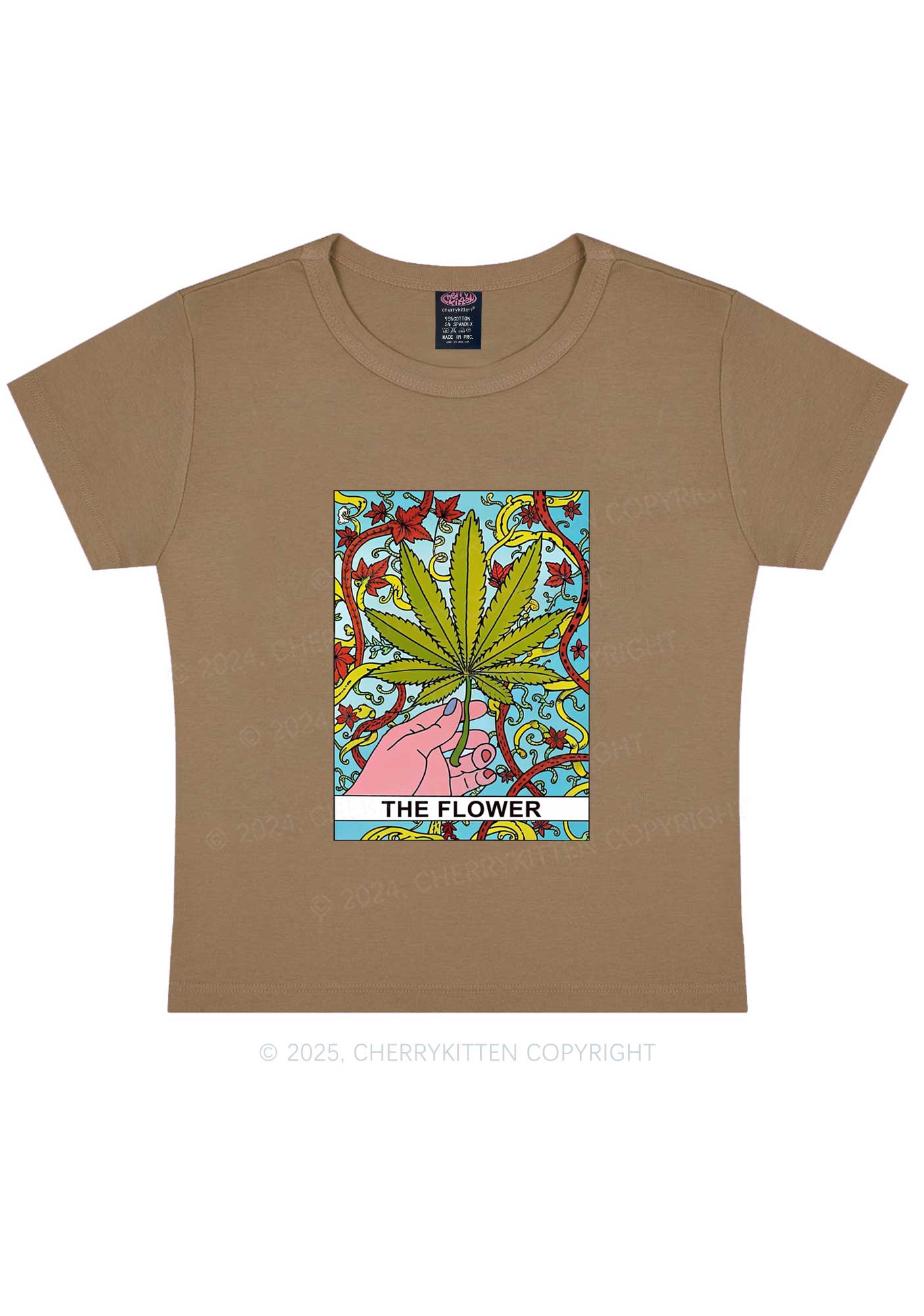 The Flower Y2K Baby Tee Cherrykitten