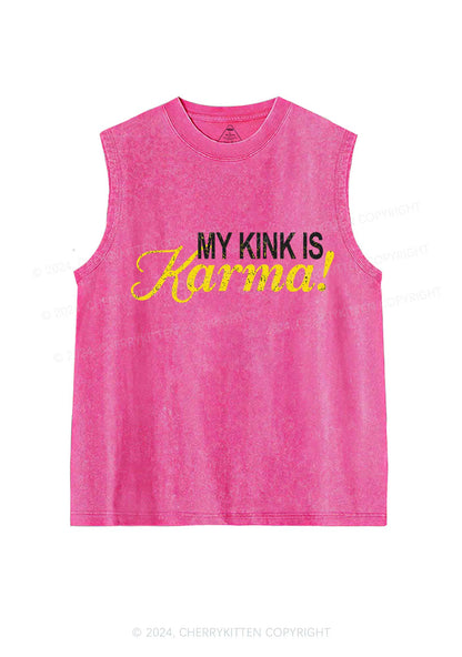 My Kink Is Karma Y2K Washed Tank Cherrykitten