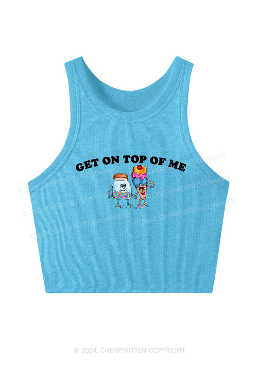 Get On Top Of Me Y2K Crop Tank Top Cherrykitten