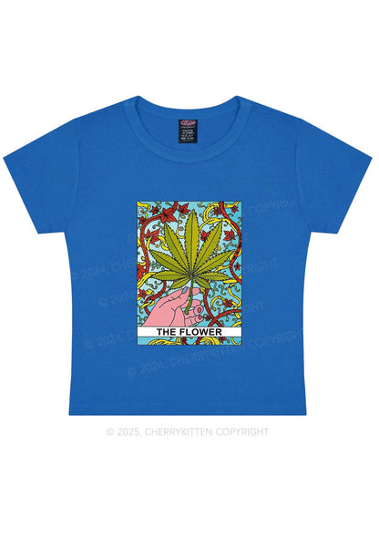 The Flower Y2K Baby Tee Cherrykitten