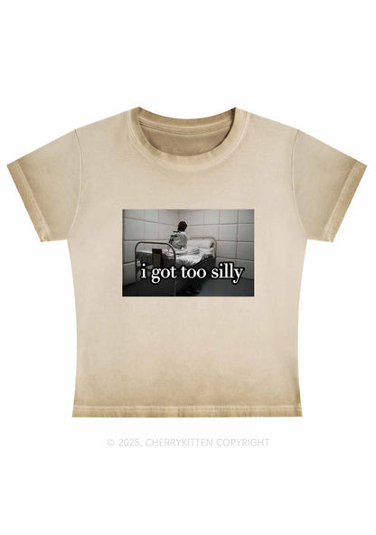 I Got Too Silly Y2K Vintage Classic Tee Cherrykitten