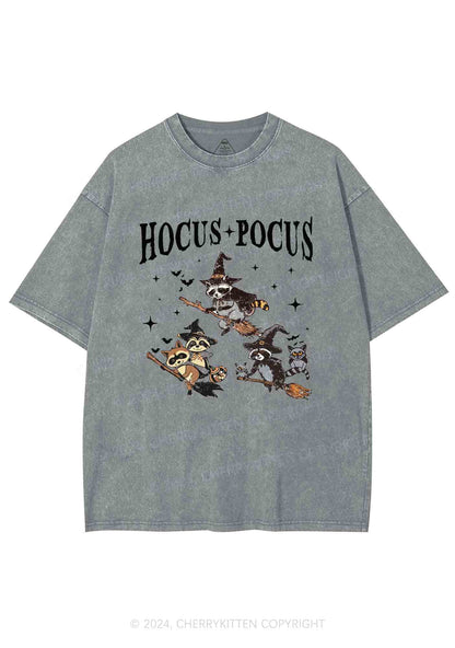 Halloween Hocus Pocus Y2K Washed Tee Cherrykitten