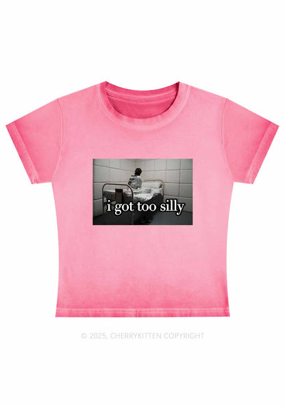 I Got Too Silly Y2K Vintage Classic Tee Cherrykitten