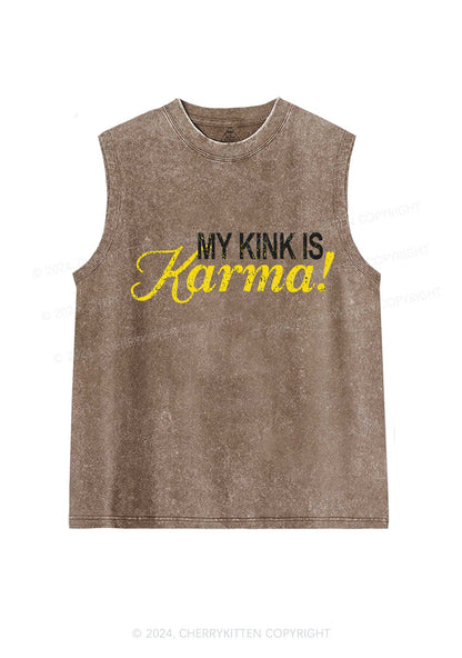 My Kink Is Karma Y2K Washed Tank Cherrykitten