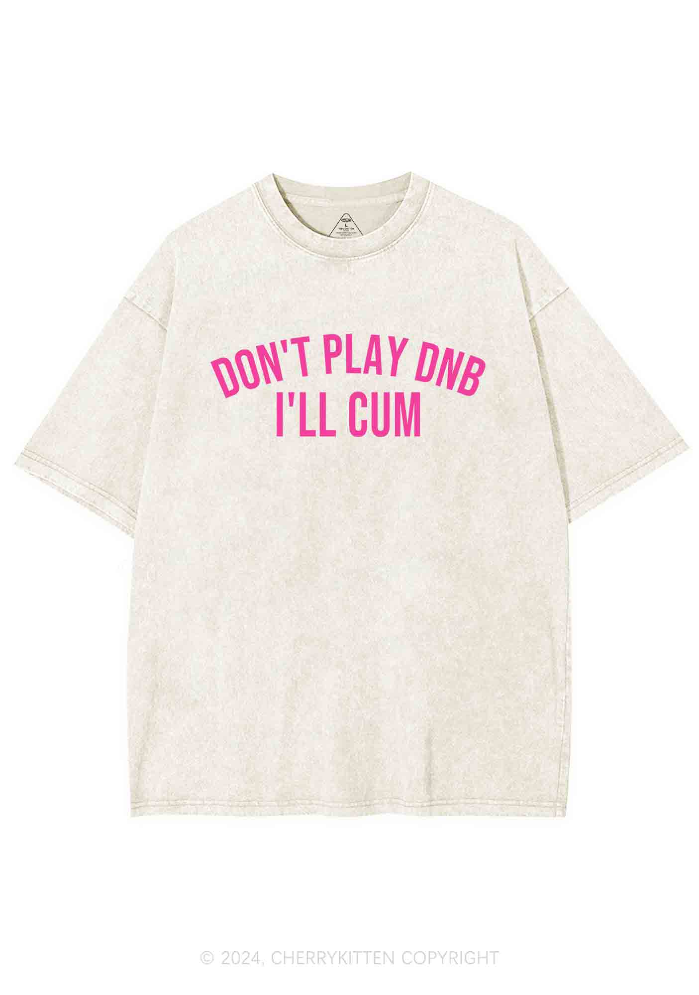 Don't Play DNB Y2K Washed Tee Cherrykitten