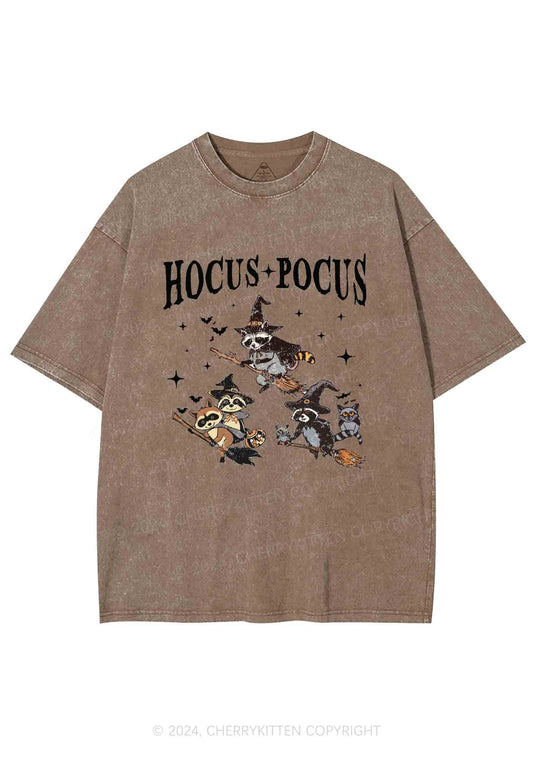 Halloween Hocus Pocus Y2K Washed Tee Cherrykitten