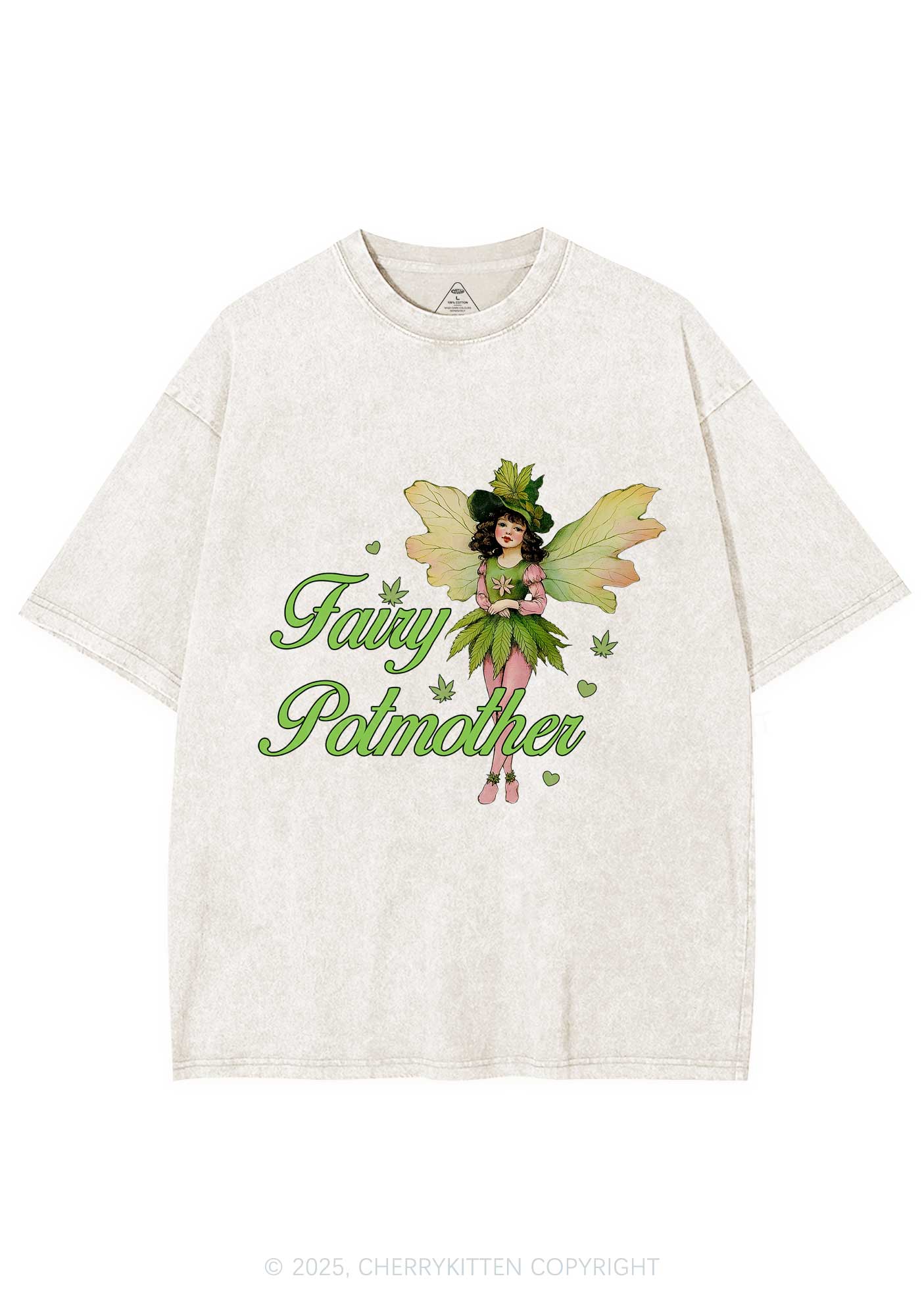 Fairy Potmother Y2K Washed Tee Cherrykitten