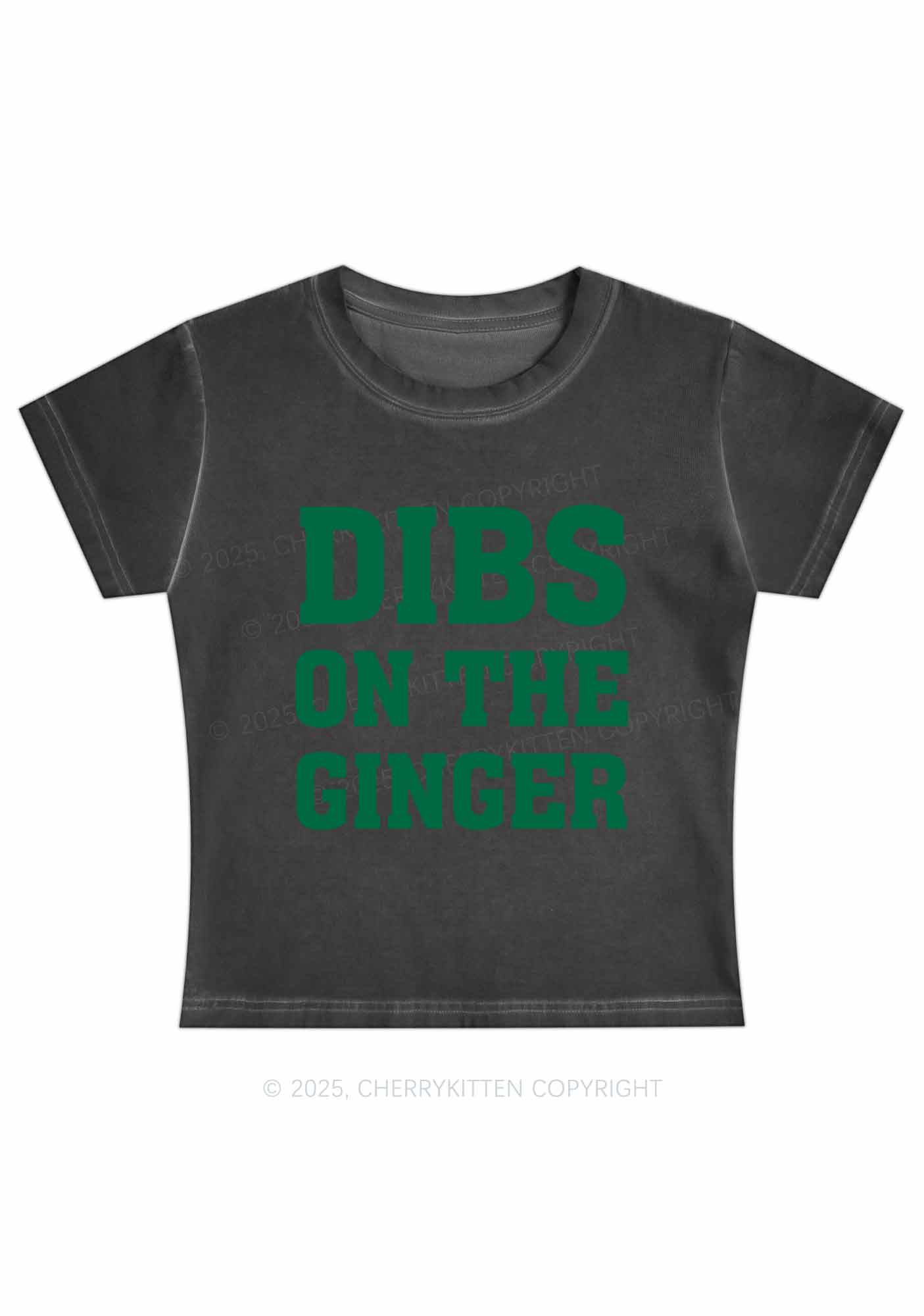 Dibs On The Ginger St Patricks Y2K Vintage Classic Tee Cherrykitten